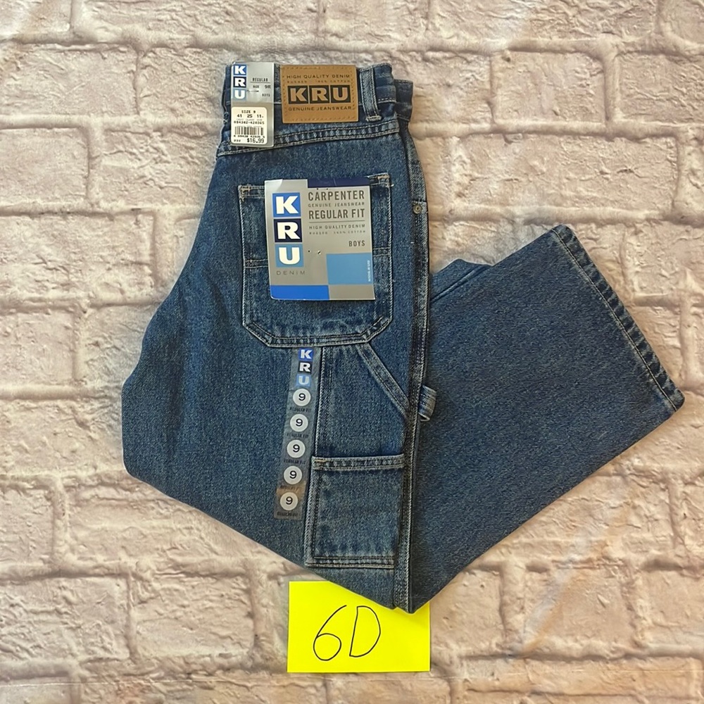 KRU high-quality denim 9 carpenter denim jeans